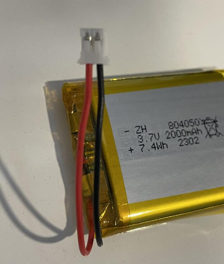 804050 3.7v 2000mah Lipo Battery Replacement Li-po Polymer Rechargeabl ...