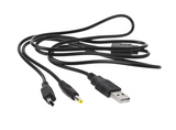 2 In 1 USB Data Cable Charger Cord Charging for PSP 1000 2000 3000 and Street