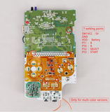 2024 New Game Boy Color LED V2 Mod Kit Inc Clear Conductive Pad Clear Buttons