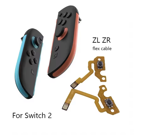A Pair of ZL ZR Key Button Flex Cable For NS2 Switch 2 Joycon