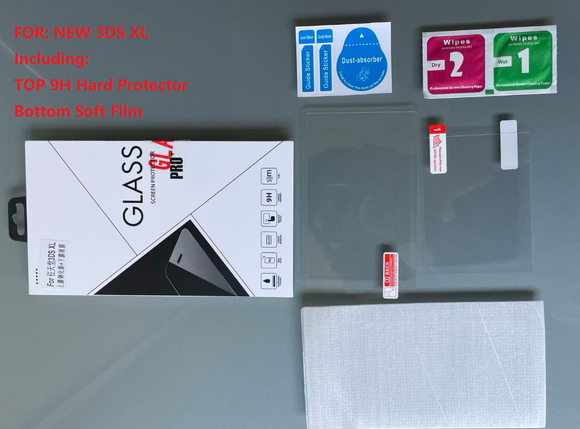 9H Glass Screen Protector Protective Film Guard for New 3DS or New 3DSXL/LL