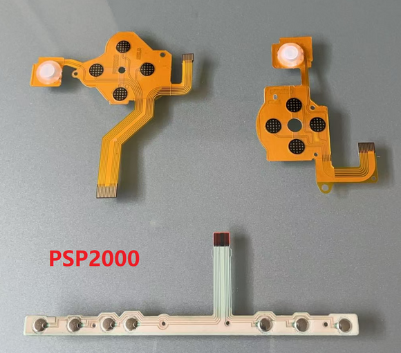 PSP 3000 2000 Direction Cross Button Key Volume Keypad Ribbon Wire Flex Cable