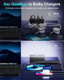 800W USB C Fast Charger 10 Port USB Charging Station GaN 3 140W PD PPS Port