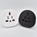 Black US/UK to NZ/AUS 240V 10A Travel Power Adapter AS/NZS 3122 Certified