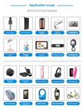 601220 100mAh 3.7V Lipo Lithium Polymer Rechargeable Battery for MP3 GPS Bluetooth Headset Video Pen Digital Productors