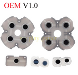 Conductive Rubber Adhesive Button Pad Keypads for PS5 010 020 030 Controller