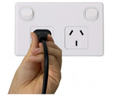 NZ / Aus 1M 2 Pin Core Figure 8 IEC-C7 AC Power Cord PSP PS3 PS4 PS5 XBOX Cable