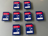 Original Sandisk SD HC 2G Memory TF Class 4 SDSDB-002G-B35