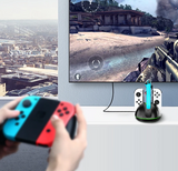 Aolion RGB 4 in 1 Charger Station For Switch OLED JoyCon Controller Handle Base