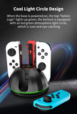 Aolion RGB 4 in 1 Charger Station For Switch OLED JoyCon Controller Handle Base