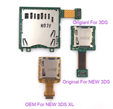 Original SD Card Slot Reader Socket For 3DS/ New 3DS/New 3DS XL LL Console Replacement Repair Parts