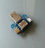 USB Head Switchboard Male USB Connector to Type-c Micro Female adapter XY-USB4
