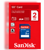 Original Sandisk SD 2G Memory SD Card FAT 16 2G under For Retro Device