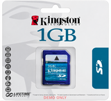 Original Kingston 1 GB 1G SD Memory SD Card FAT 16 2G under For Retro Device
