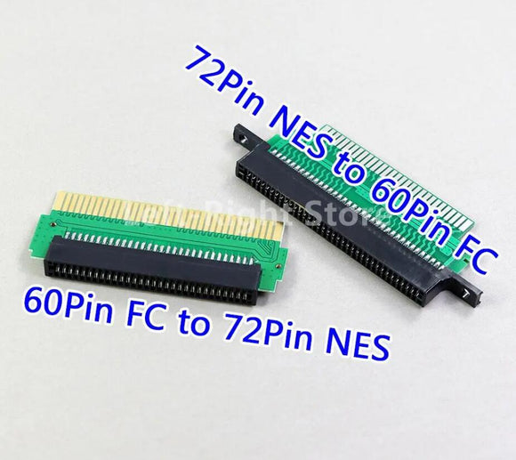 72 To 60 Pins / 60 To 72 Pins Converter Game Cartridge Adapter For Famicom / NES