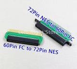 72 To 60 Pins / 60 To 72 Pins Converter Game Cartridge Adapter For Famicom / NES