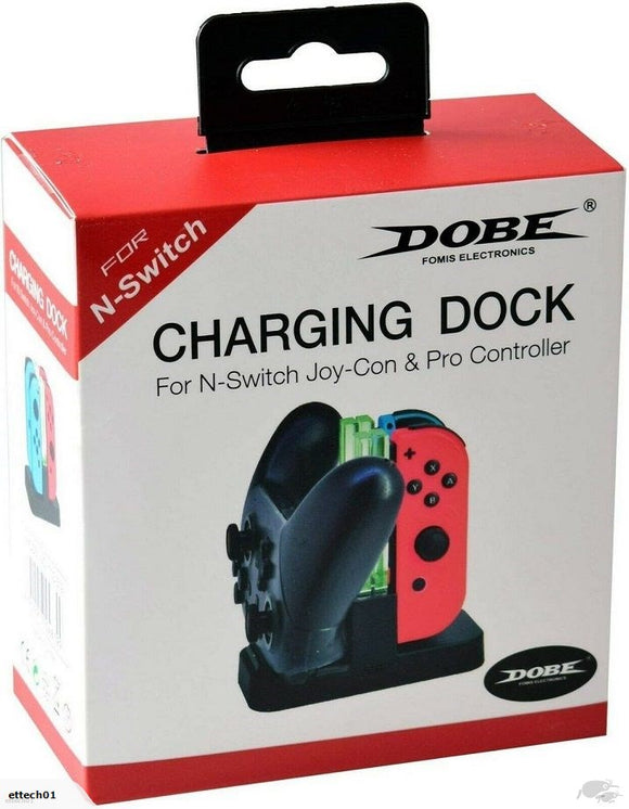 DOBE LED Indicator Charging Dock for Nintendo Switch Joy-Con Pro Controller