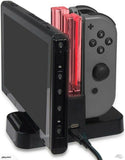 DOBE LED Indicator Charging Dock for Nintendo Switch Joy-Con Pro Controller