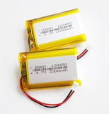 high quality 103450 Li-ion polymer cell 3.7V 2000 mAh Lithium-ion battery pack