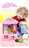 2020 New Model Claw Candy Dispenser Clip Doll Machine for Kids Party XMAS Gifts