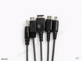 5 In 1 USB Charging Cable for 3DS NDS GBAsp GBM WIIU