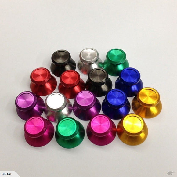 8 Colors Metal Mushroom Analog Thumbstick Joystick Cap Cover PS4 Replacement