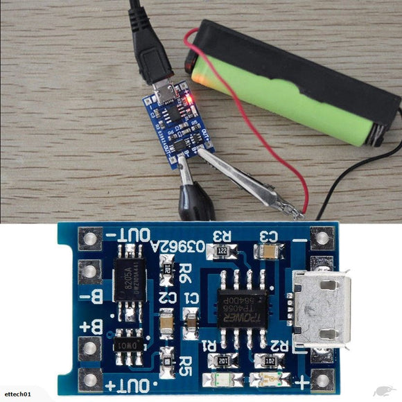 Micro USB Li-Ion Battery Charger Module 5V 1A input