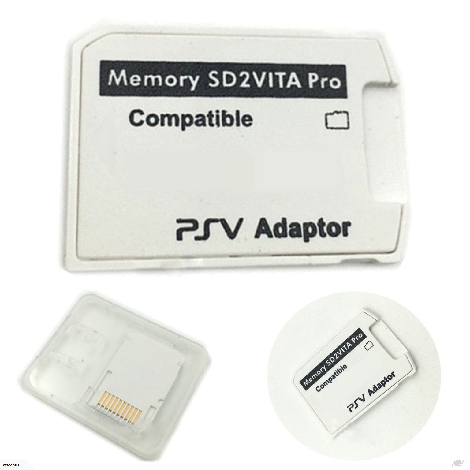 What's the maximum memory that works with the SDVita adapter? The