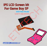 New 5-level Highlight IPS LCD Screen kit for Nintendo Game Boy Advance SP GBA SP