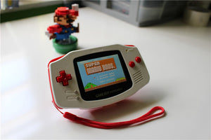 Super Mario Stylish Custom GBA Modded with AGS101 LCD +Dyed key