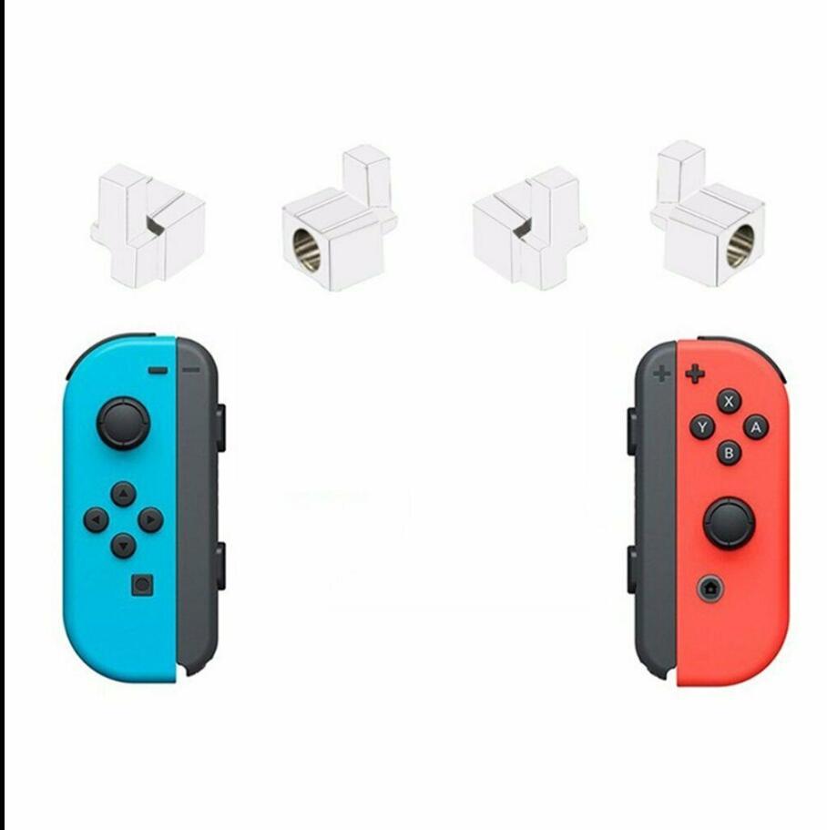 A Pair of Joycon controller Original Metal Lock Buckle for Switch Replacement