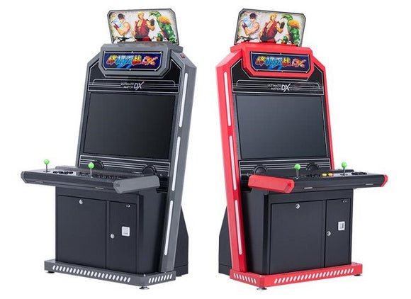 Ferrari Red Arcade Machine  With Pandora 6 Commercial PCB Sanwa Analogs RGB lighting Strip Coins More