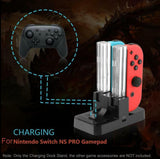 DOBE LED Indicator Charging Dock for Nintendo Switch Joy-Con Pro Controller