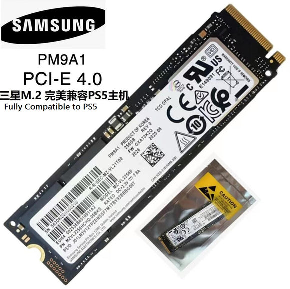 M.2 Samsung PM9A1  1T SSD for PS5 extension Storage PCI-E 4.0 Free Heat Sink