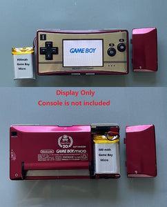 800mAh 3.7V Rechargeable Li-ion Battery for Nintendo GBM Game Boy Micro 40% More